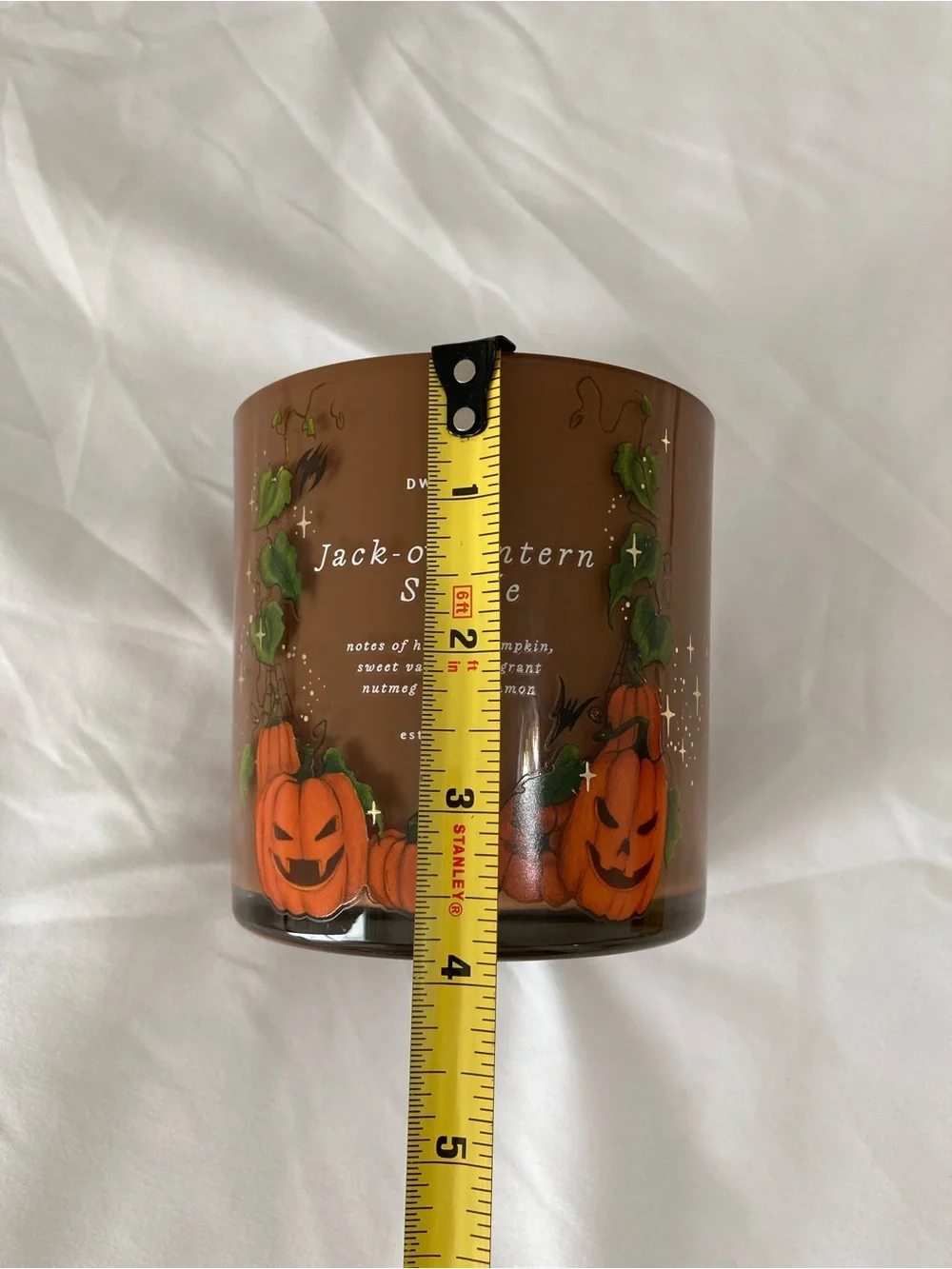 Halloween Jack o lantern soirée candle